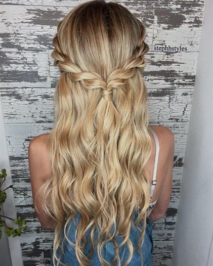 60 Half-Up Half-Down Hairstyles You'll Fall in Love with (2023 Update) |  Long hair styles, Prom hairstyles for long hair, Hair styles