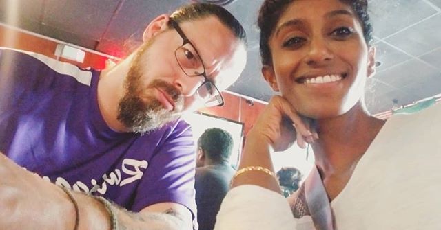 AnushaKatikala's tweet photo. Ryan and I biked to Kalypsos in reston to meet up with some friends. I never thought I would bike anywere in my life especially since it's so easy to get in your car and drive. But I'm so happy Ryan got me motivated to start biking. I was so nervous to g… https://t.co/mGf8m7Kkk1 https://t.co/3dDVsw8gRs
