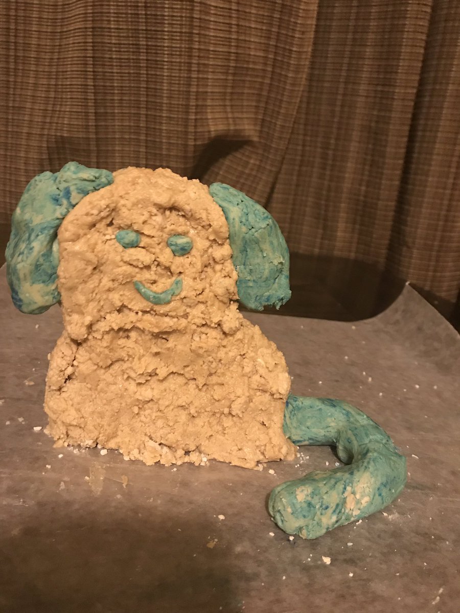 SteffanyThomson's tweet photo. @Neopets meet the Doatie, a distant relative of the kadoatie. Doaties are made entirely of a dough composed of peanut butter, icing sugar and food colouring. Doaties are very loyal and make a great lifetime friend. #MyNeoPetpet #NeoCreation19 https://t.co/K8964Y8ls1
