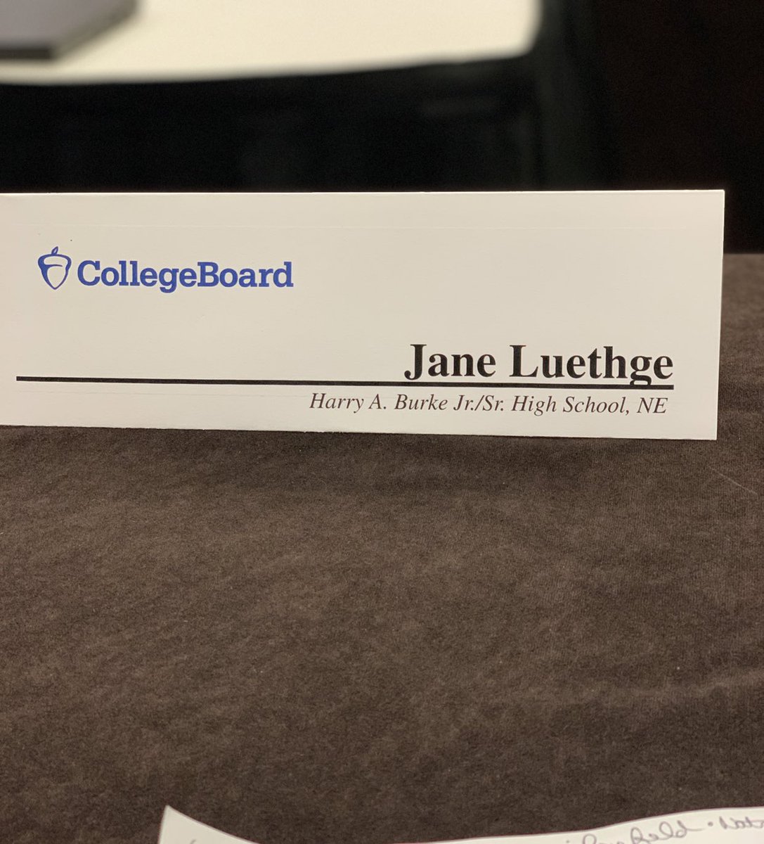 JMLuethge's tweet photo. I mean, these days spent talking about academics, financial aid, and school counseling reignite my passion for education. @CollegeBoard I am the lucky 🍀 one. #HappyAPLady #multipleperspectives #PD @OPS_Burke @OPS_Gifted @OmahaPubSchool thank you for releasing me to do this work. https://t.co/g5Jsm0mw9w