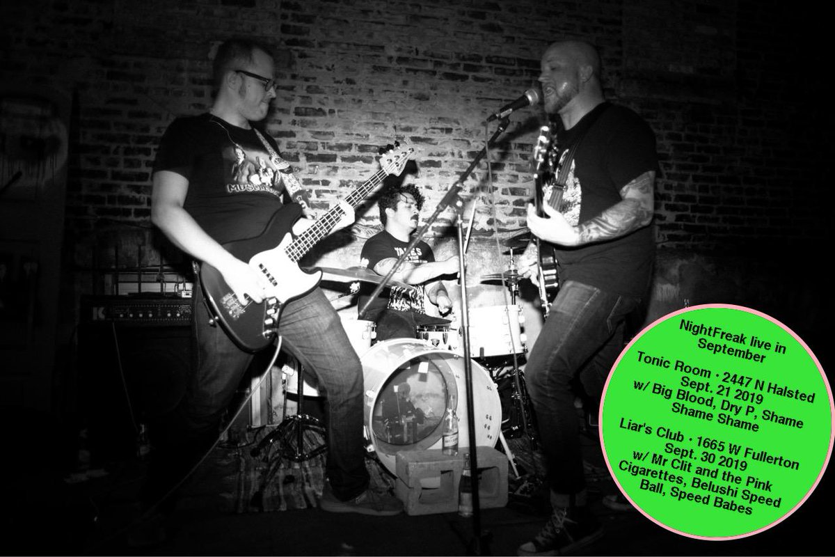 My band is Doin' Thangs this month. 9/21 at <a href="/tonicroom/">Tony Halsted</a> in Chicago, 9/30 at @LIARSCLUBTWITS in Chicago. Road dates October

#chicagopunk #punkrock #lincolnpark #liarsclubchicago #tonicroomchicago