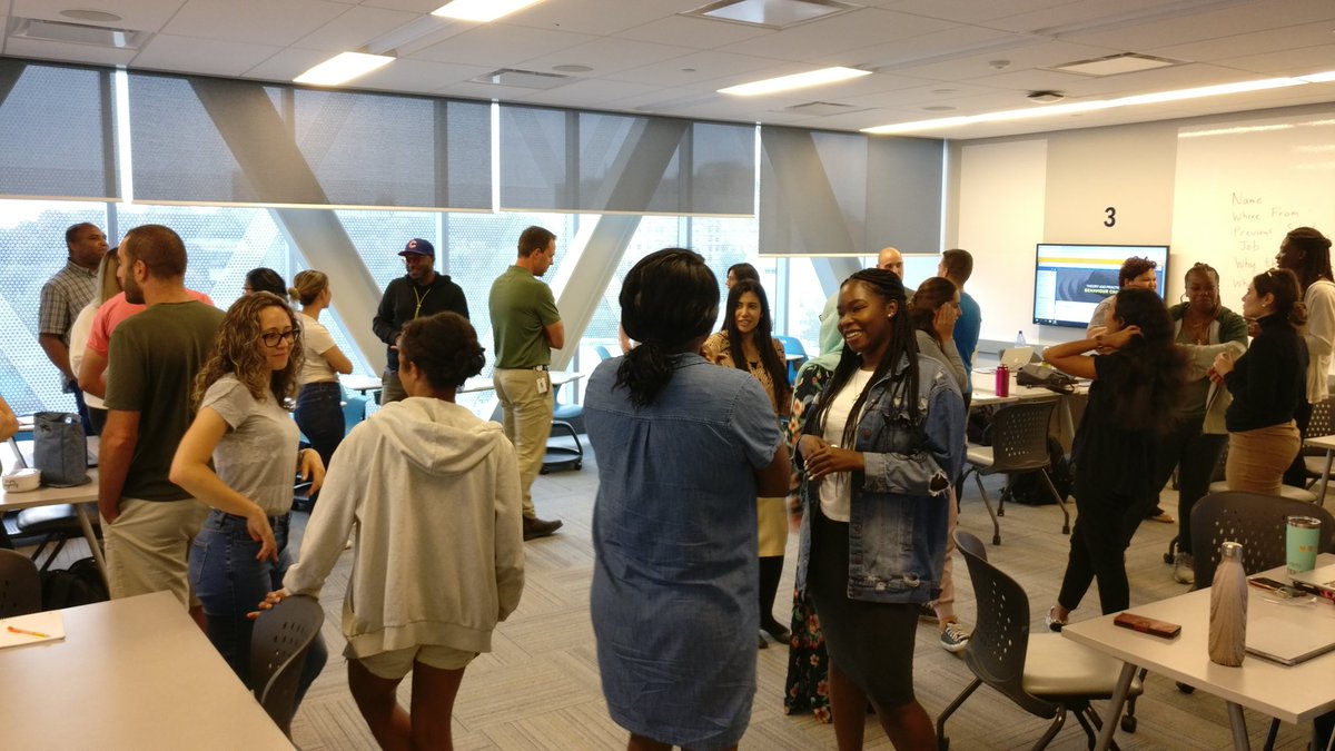 Our new 2019-2020 class for Wellness Coaching are getting to know each other with a whole lot of activities! <a href="/noahbgentner/">Noah Gentner</a> @humberFHSW