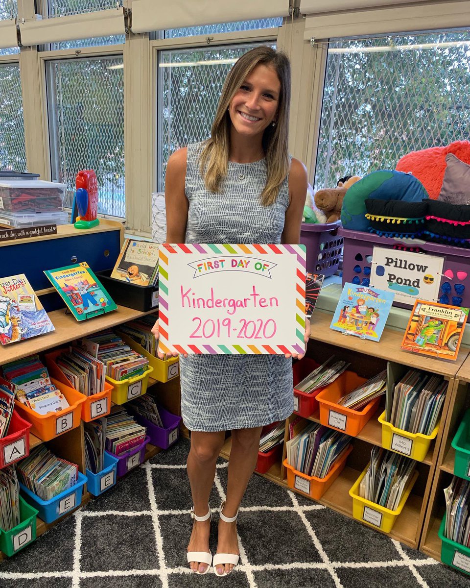 New school year, new school, same hardworking, dedicated, loving teacher that is already loving the challenge of Kindergarten!