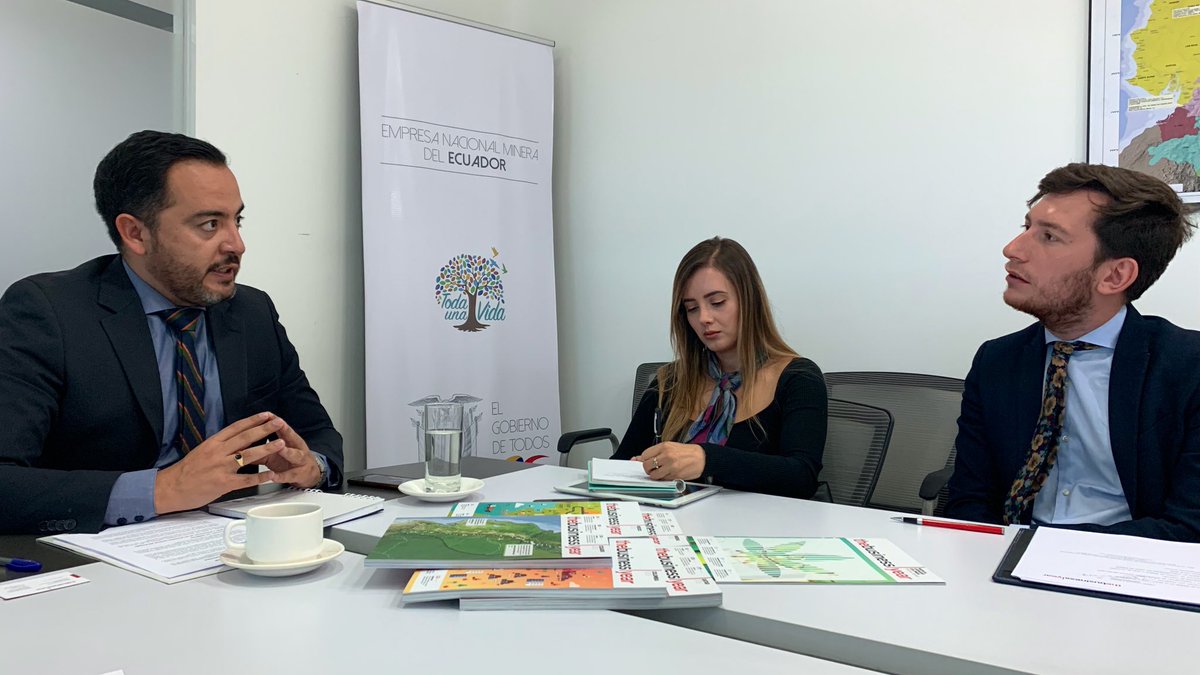 CelecAgoyan's tweet photo. TBY_Latam realiza entrevista a nuestro Gerente (S) Giovanni Espinosa, con el fin de dar a conocer a sus lectores el Portafolio de Proyectos de la #ENAMIEP y las ventajas de asociarse con la empresa e invertir en el #Ecuador. #MineríaConResponsabilidad https://t.co/raEVtUZGWJ
…