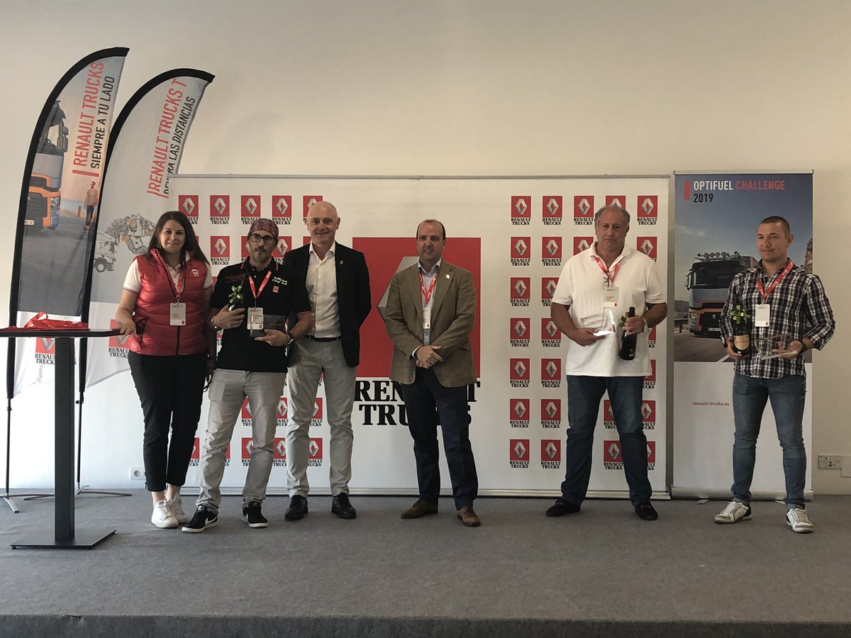 RenaultTrucksEs's tweet photo. Ya tenemos ganadores del campeonato #OptfifuelChallenge de #RenaultTrucks 
🥇Raúl Álvarez - GALICIA DIRECT
🥈Juan Mari Altuna -ZUAZMENDI
🥉Tihomir Iliev - SEGOTRANSFER
Enhorabuena!!🎉 https://t.co/tel1fb5LDD