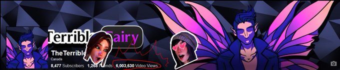 6m total views on Pornhub! Jeez, that's a lot of fap! Thank you so much for the support, I hope I get