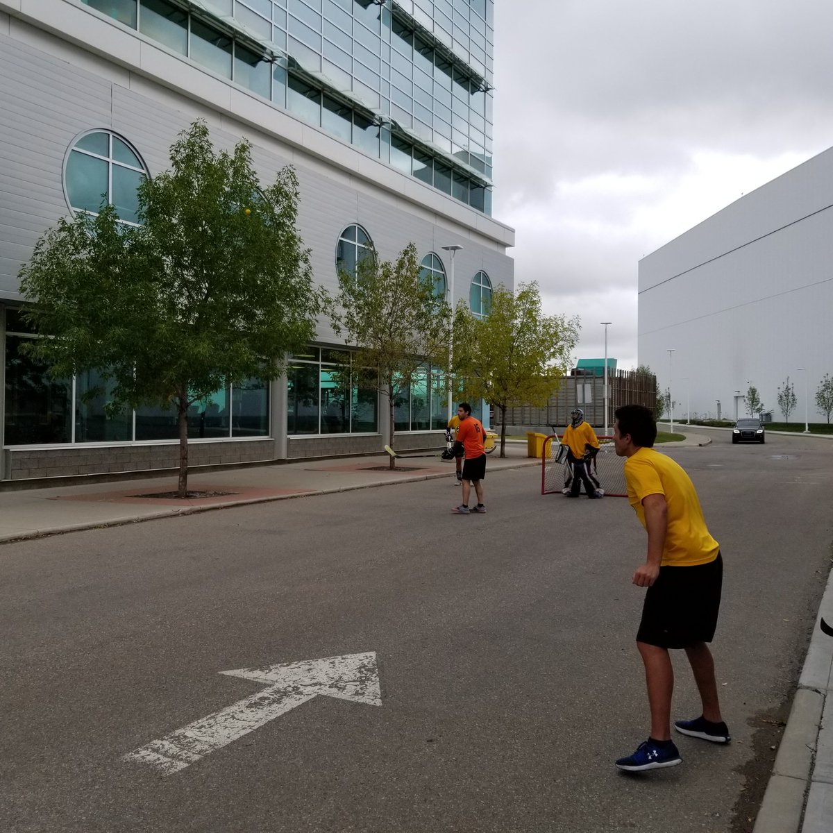 WestJet StreetHockey tweet media