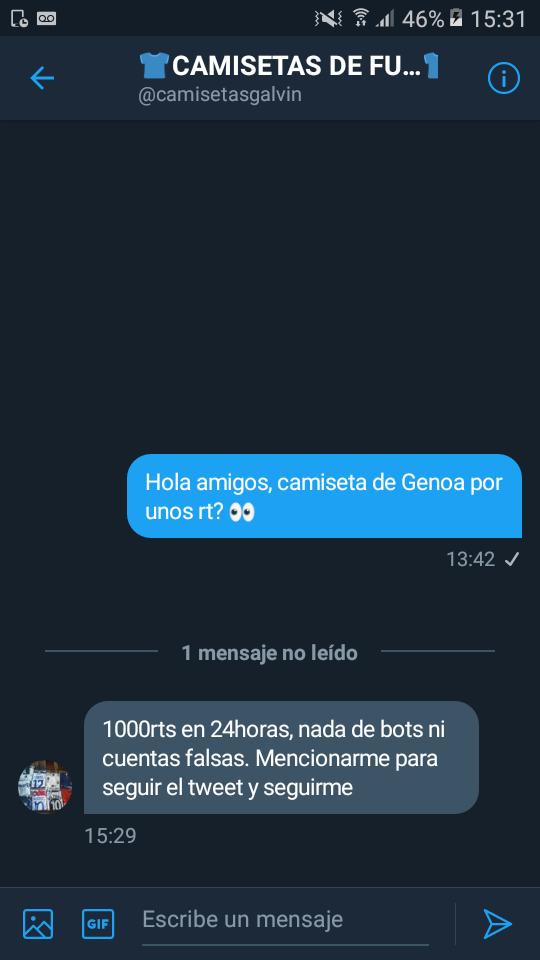 Genoarg's tweet photo. Bueno amigos, necesito la ayuda de todos ustedes.
Si llegamos a 1.000 RT en 24 horas me mandan una camiseta.

Sigan a los amigos de @camisetasgalvin https://t.co/9On41h8qjK