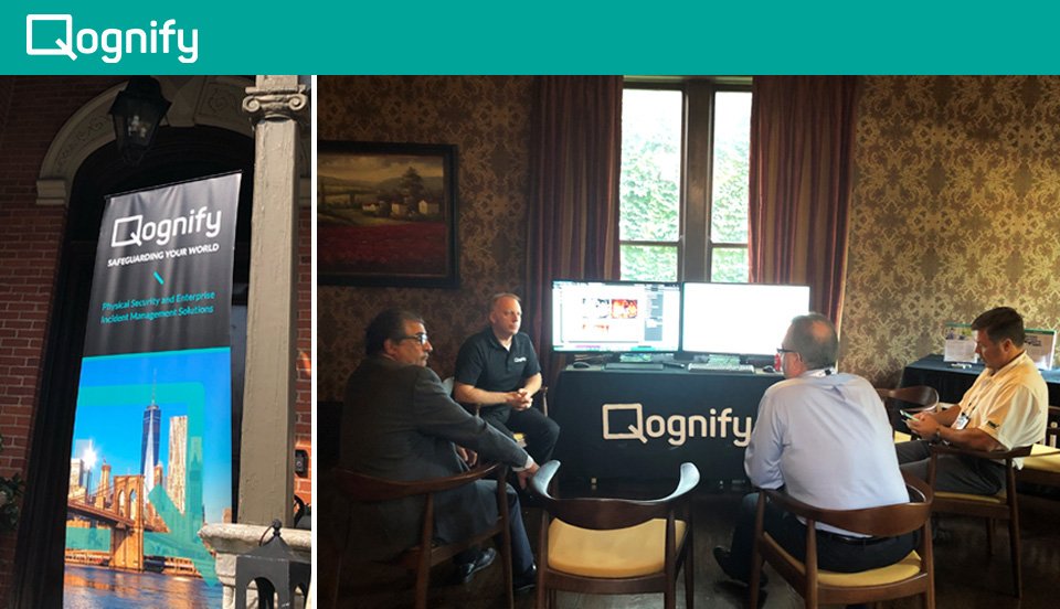 Great meetings during GSX this week in Chicago! Qognify sales managers demo the latest enhancements in Qognify’s VisionHub and Ocularis VMS solutions and also discuss how you can better safeguard people, infrastructure and business operations with Situator's EIM solution.#Qognify