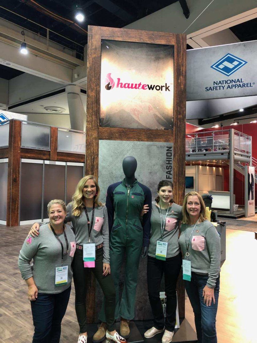 thinkNSA's tweet photo. It’s your last chance to see us at #NSC 2019! Don’t forget to stop by booth #4635!
.
.
.
#thinkNSA #innovatingforyou #NSCexpo #FRclothing #facesofNSA #hautework #womensFR #womensPPE https://t.co/jLdce4HqH8