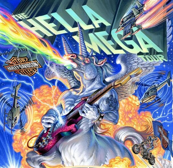 EightOneSevenFW's tweet image. The line up for the first show, @HellaMegaTour, at Arlington's new Bitchin' Baseball Barn will hit the 30-45 year old age demographic right in the nostalgia feels.

[And yeah, we're working through some new nicknames for the ballpark(s) of Arlington.] theeightoneseven.com/events_shows_f…