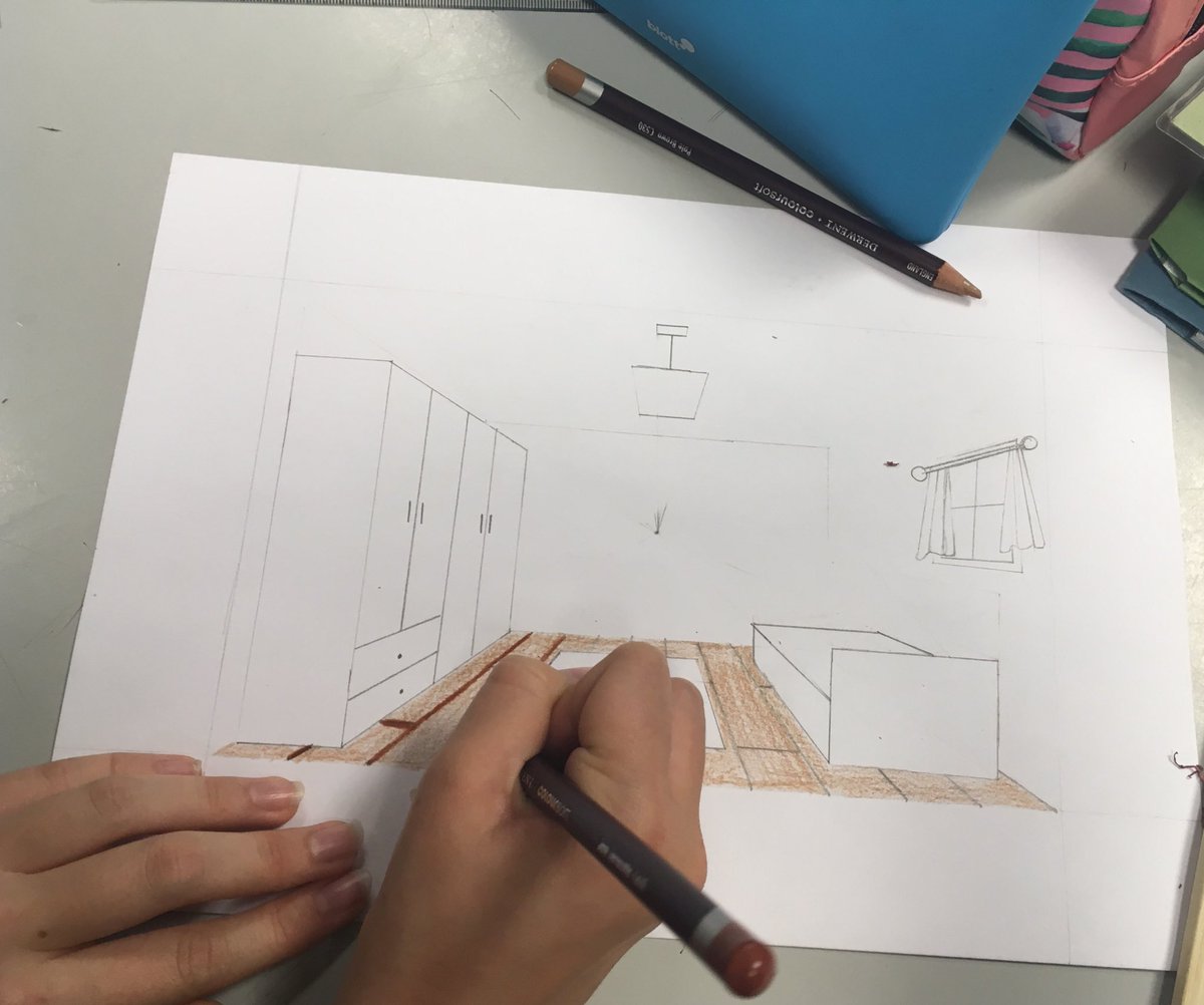 ALevelProduct's tweet photo. Some fab work in the first DT lesson with @QueenElizHigh Year 8! #proudteacher #singlepointperspective #dt #designandtechnology #veryfirstlesson ⭐️ https://t.co/fhUibMZH7S