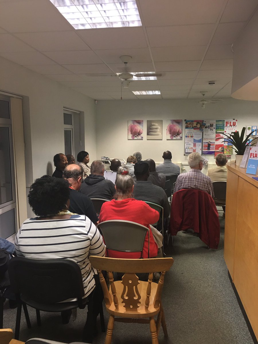 dmarcusbishop's tweet photo. Wow! A packed #Woolstone #Surgery on a Wednesday evening for my @ProstateUK talk. #Thanks https://t.co/x6V4rqAuZd
