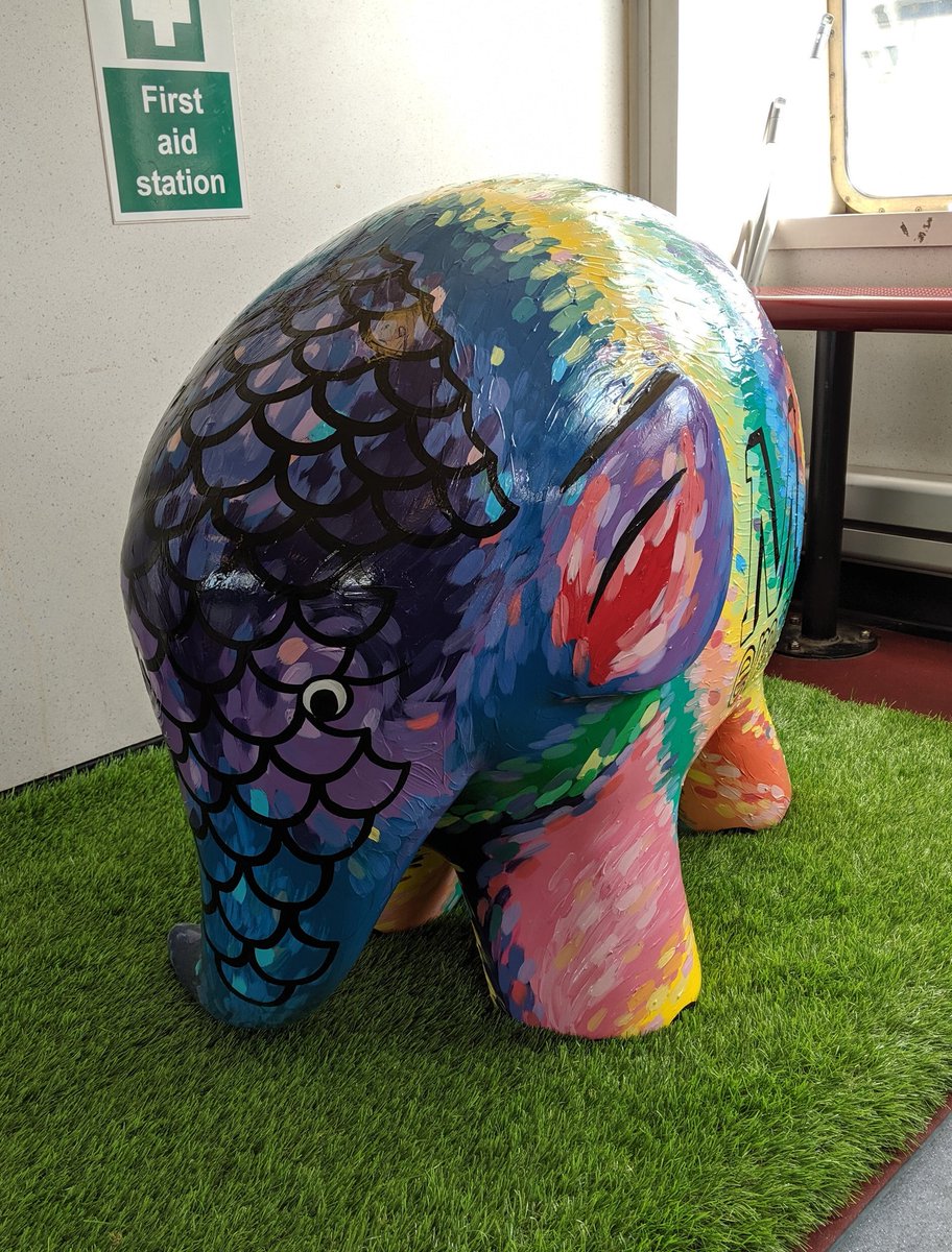 MDNAistheQueen's tweet photo. Saw Mema &amp; Guide Dog today while getting the Shields Ferry! #GreatNorthElmer #GreatNorthSnowDogs #ShieldsFerry https://t.co/tvZoS9yRll
