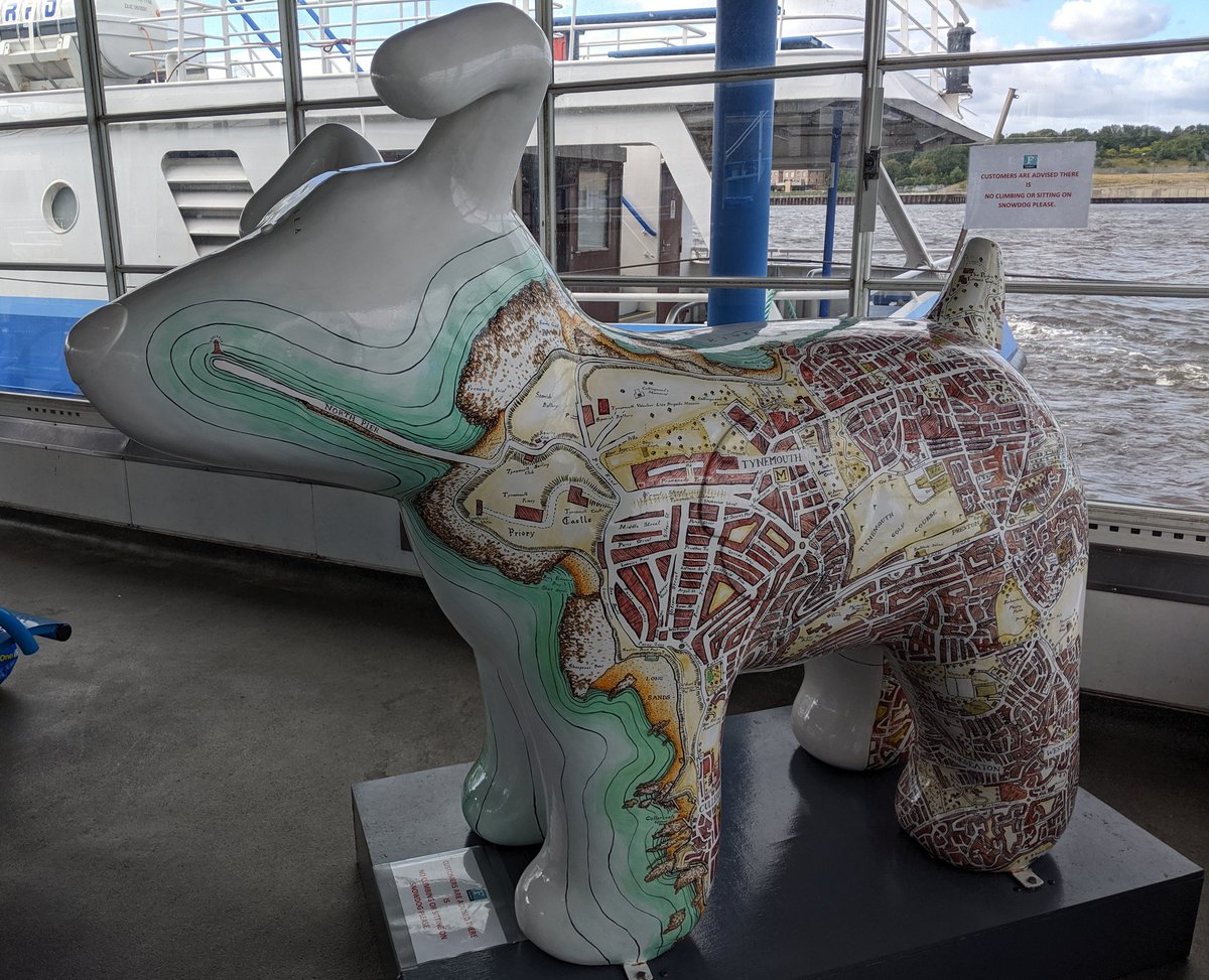MDNAistheQueen's tweet photo. Saw Mema &amp; Guide Dog today while getting the Shields Ferry! #GreatNorthElmer #GreatNorthSnowDogs #ShieldsFerry https://t.co/tvZoS9yRll