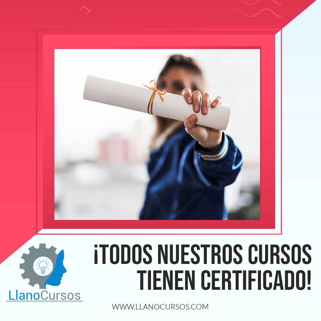Al culminar cualquiera de nuestros cursos te entregaremos CERTIFICADO VERIFICABLE. Muy pronto se abrirán las suscripciones 😁

#llanosoftsystems #LlanoCursos #cursosonline #elearning #ingeniería #arquitectura #sistemas #diseño #coaching #turismo #marketing #BIM #informática