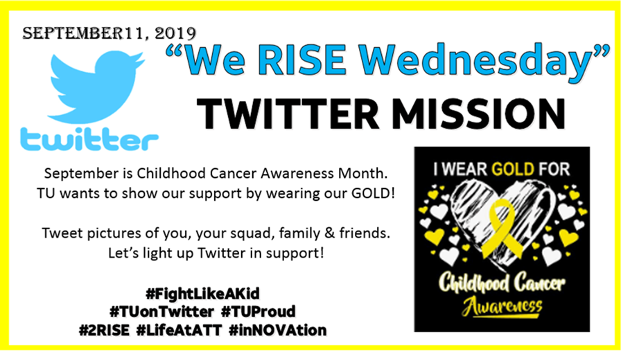 #TUProud Twitter Mission! Are you up for it? Give us your representation representing #2RISE &amp; #InNOVAtion!  Leading #LifeatATT with excellence. Thanks for all you do <a href="/kmkhissim/">Keri Hissim</a> <a href="/NovaO/">Nova Oktaviani</a> <a href="/jenbeardmueller/">Jen Beard-Mueller</a> @MaBellMatt <a href="/Heatherrice25/">Heather Rice</a> <a href="/yovar2016/">Yonilda Varner</a> <a href="/HolliK5454/">Holli K</a> <a href="/JustMariaTaylor/">Maria Taylor</a> <a href="/Cnorsten/">Craig Norsten</a>