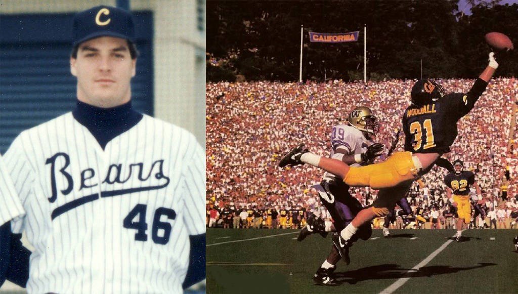 CalBearsHistory's tweet photo. Remembering Brent Woodall, Class of 1993, who died at the World Trade Center, September 11, 2001. A Haas Business School graduate, he was a tight end on the Citrus Bowl team &amp; pitched in the 1992 College World Series. Brent's wife Tracy give birth to their daughter in April 2002. https://t.co/VtGFrQKmk4
