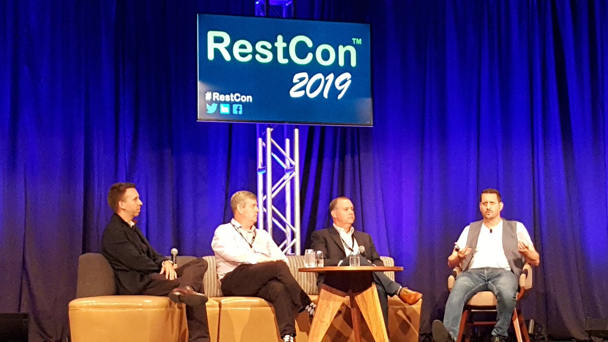 redonionai's tweet photo. Our own Gary Frank heads the Clicks to Bricks panel, with Stuart Watson of Camelot, Josh Whitaker of @LOOMISagency, and Dan Bejmuk of @DreamboxOnline. Use data to find the 20% of customers who are generating 80% of your sales. 
#RestCon #data #restaurantindustry https://t.co/XxNqYz6LY0