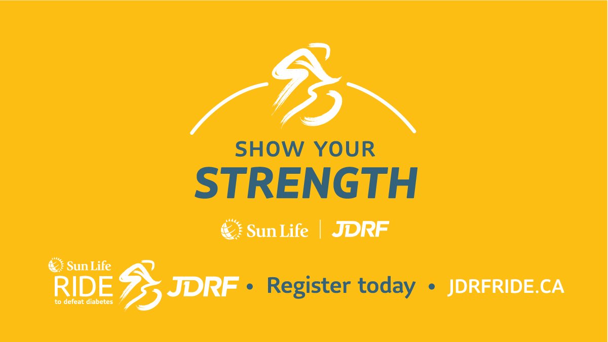 CourtneyPollice's tweet photo. Show your strength and register now for 2019 Sun Life Ride to Defeat Diabetes for JDRF @SunLifeCA or @jdrfride.ca. https://t.co/JjdIUz8w3m