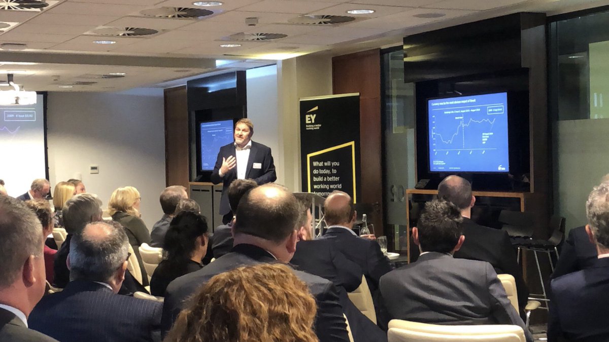 EY_Ireland's tweet photo. Neil Gibson, EY Ireland Chief Economist ‘The intersection of economic, social and environmental factors is the lens through which progress needs to be viewed.’
#EconomicEye #Brexit 
Read more: https://t.co/45GcHfPe08 https://t.co/iRmJmF1faz