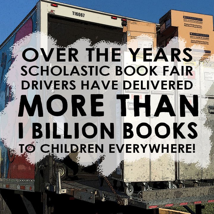 Scholastic's tweet photo. That's a lot of reading! #truckdriverappreciationweek https://t.co/m2iTmNfauM