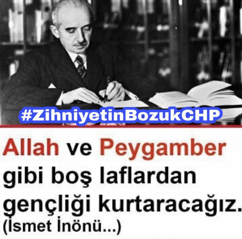 Din düşmanısın cehape
#ZihniyetiBozukCHP