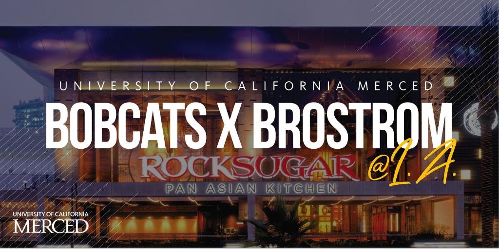 Join UC Merced and Chancellor <a href="/NathanBrostrom/">Nathan Brostrom</a> for a night of networking with #alumni, colleagues and friends in L.A. Enjoy free appetizers and beverages courtesy of the <a href="/UCMercedAlumni/">UC Merced Alumni</a> Association. Register: giving.ucmerced.edu/la