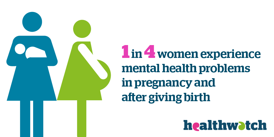 Around 1 in 4 women experience #mentalhealth problems in #pregnancy and after birth? Find out how to recognise the symptoms: tamba.org.uk/parenting/firs…

A new report from #Healthwatch looks at the numbers, and changes the NHS can make to support new parents
healthwatch.co.uk/mental-health-…