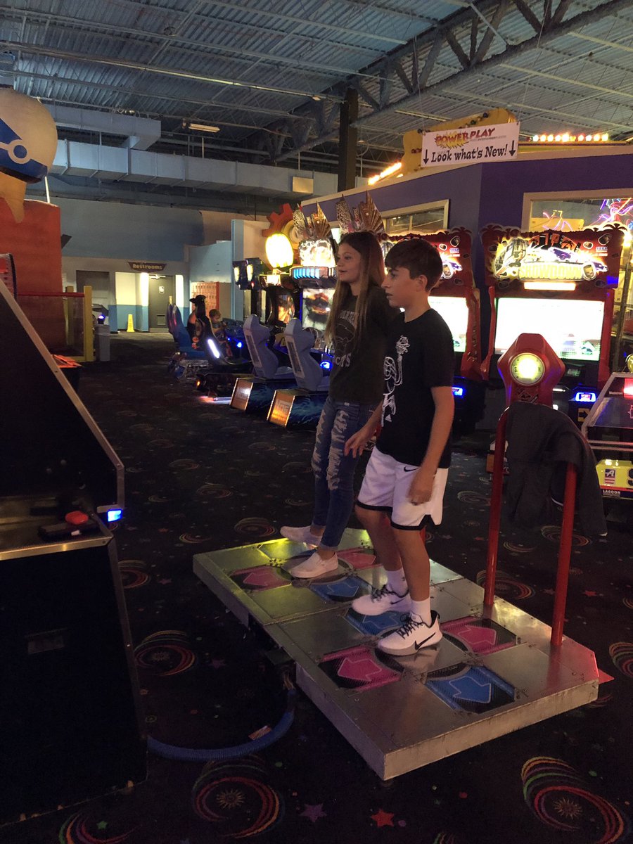 The CST yearbook staff is having a blast at PowerPlay for the annual yearbook field trip. We spent the morning learning and then celebrated the upcoming year! <a href="/CSTWildcatsMS/">ChisholmTrailMS</a>