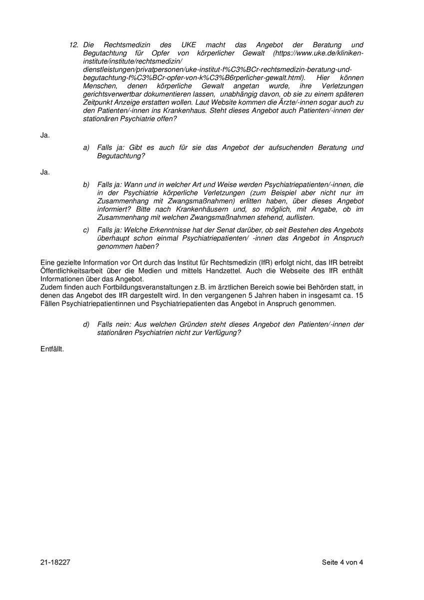 OuryJalloh's tweet image. #JusticeForMbobda
Die polizeilichen #Ermittlungen stehen vor dem Abschluss
Nach #Rücksendung der Akte von der #Polizei ist beabsichtigt, den Verteidigern der Beschuldigten Akteneinsicht zu gewähren
Erst dann kann eine #Entscheidung zum weiteren #Verfahrensverlauf getroffen werden