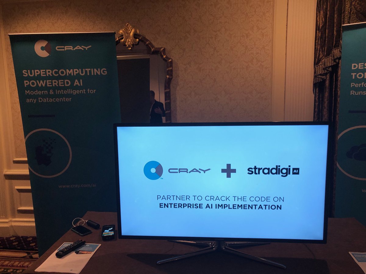 _PerNyberg's tweet image. With our partners ⁦@cray_inc⁩ at the HPC and AI on Wall Street event in New York !