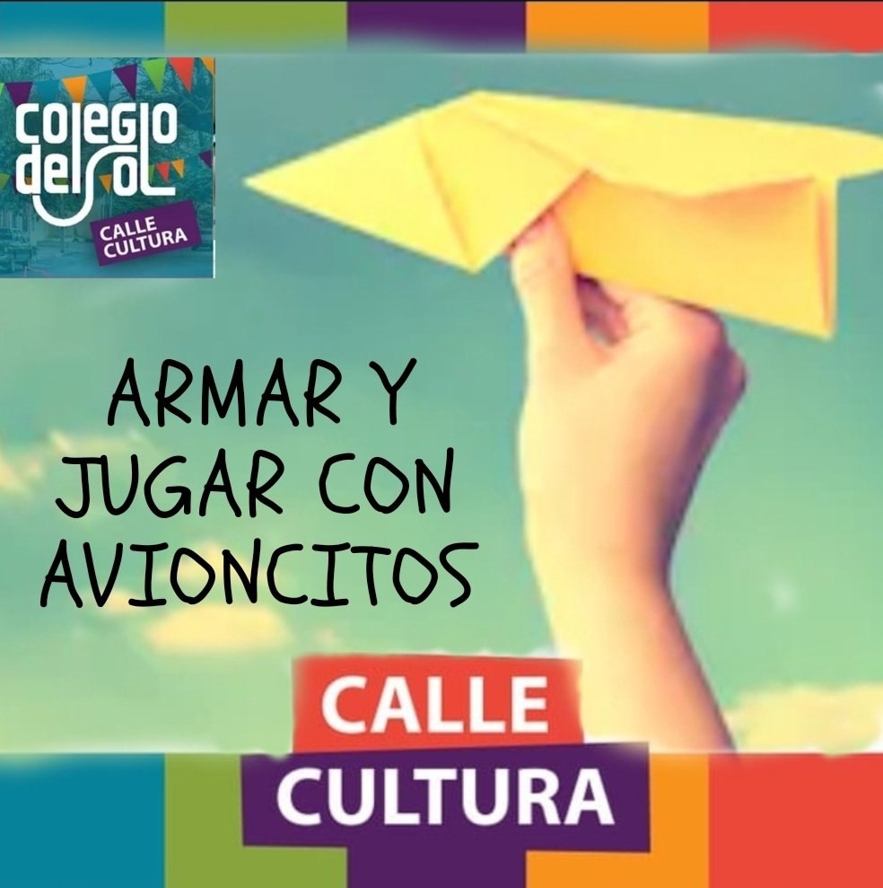 sol_colegio's tweet photo. Calle Cultura es este sábado 14 a partir de las 16.00 hs. No se la pierdan! https://t.co/rBxV0tQaTV