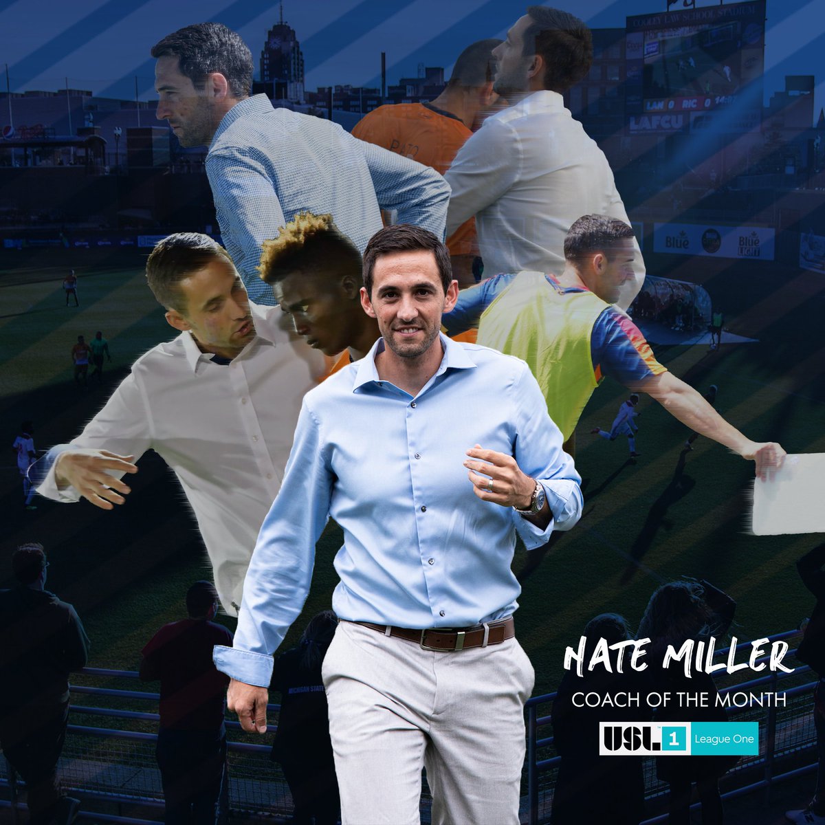 lansingignite's tweet image. August's @USLLeagueOne Coach of the Month! 👏

READ: bit.ly/2lLCBXE