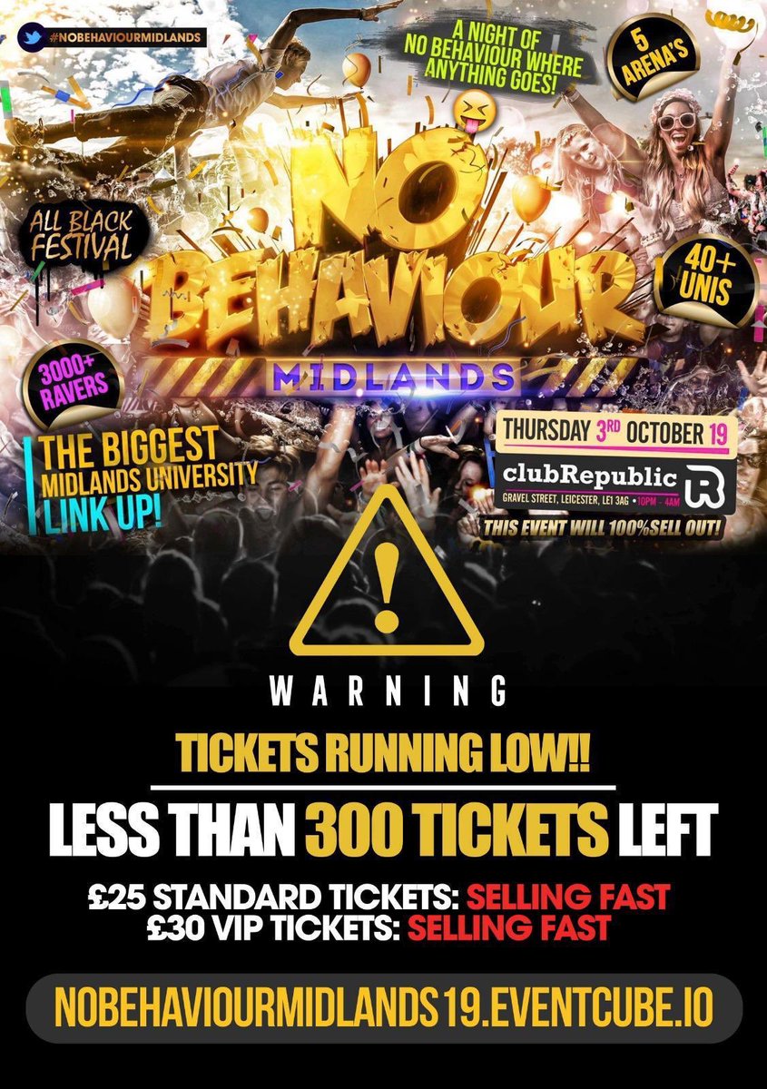 KenishaFarrel11's tweet image. #NoBehaviour 300 tickets left get them fasss