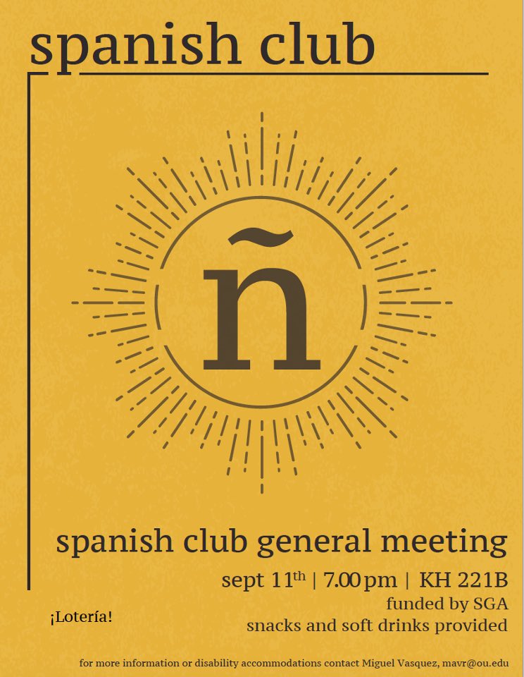 Join us for our general meeting tonight where we’ll be playing Lotería, a traditional bingo game! Bring your friends for snacks, drinks, prizes, and a good time! 7-8 pm 🎉🥳