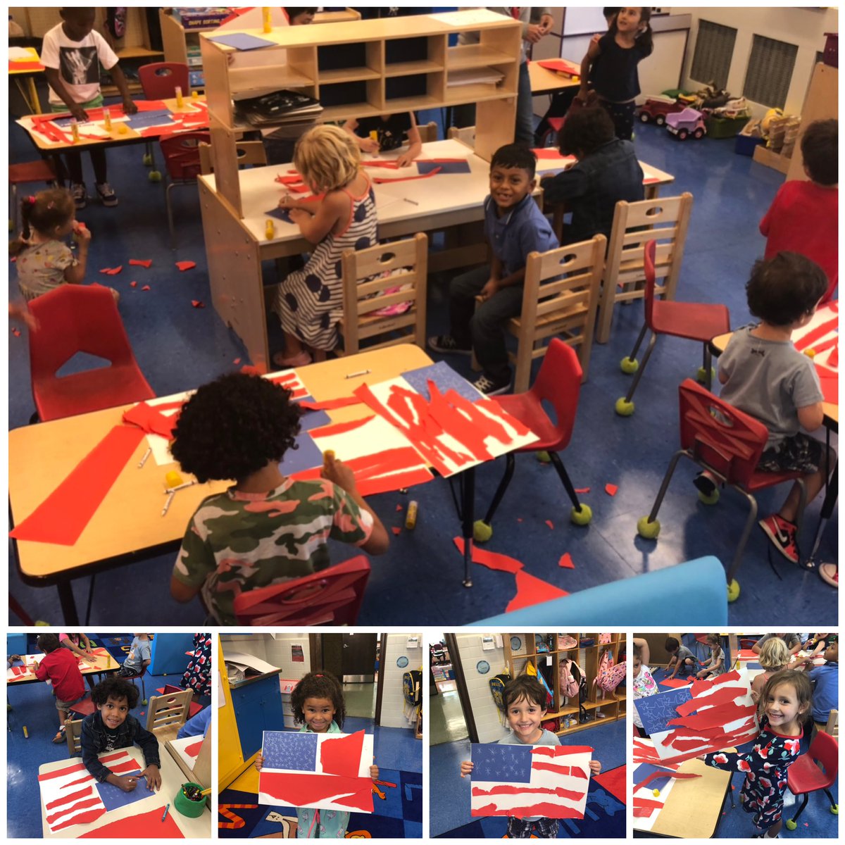 Jill Guevarez (@jillig80) on Twitter photo Room 104 honored Patriot Day today by learning about the flag and crafting their own American Flag, using the paper tearing technique! ❤️💙 <a href="/WeehawkenTSD/">Weehawken Schools</a> <a href="/AnnaRudowsky/">Anna Rudowsky</a> <a href="/ctralong/">Cecily Tralongo</a> <a href="/EricCrespoEDU/">Eric Crespo</a> Room 104 honored Patriot Day today by learning about the flag and crafting their own American Flag, using the paper tearing technique! ❤️💙 <a href="/WeehawkenTSD/">Weehawken Schools</a> <a href="/AnnaRudowsky/">Anna Rudowsky</a> <a href="/ctralong/">Cecily Tralongo</a> <a href="/EricCrespoEDU/">Eric Crespo</a>