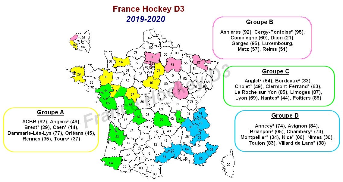 Carte géographique D3 
2019-2020
hockeydivisionsfr.forum.st/t569-carte-geo…