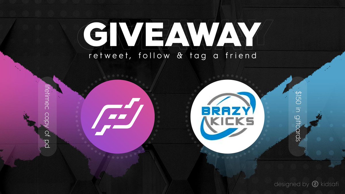 destroyerbots's tweet photo. ⚡50K giveaway PD x BrazyKicks⚡

Prizes 🥳

- PD lifetime
- $100 gift card
- $50 gift card

RULES:

🔁Retweet

🏃‍♂️Follow: @destroyerbots @Brazy_Kicks

💬Tag a friend

Giveaway lasts 2 hours

Good luck everyone 🍀 https://t.co/PnEG36geft