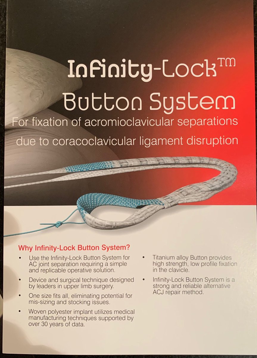 surg4shoulders's tweet photo. ⁦Spent the day in the lab teaching UK surgeons to use the infinity lock ACJ reconstruction system I co-designed with ⁦@Neoligaments⁩. Used for both acute and chronic ACJ disruption’s, either open or arthroscopic assisted. https://t.co/f3N0vqow6Z