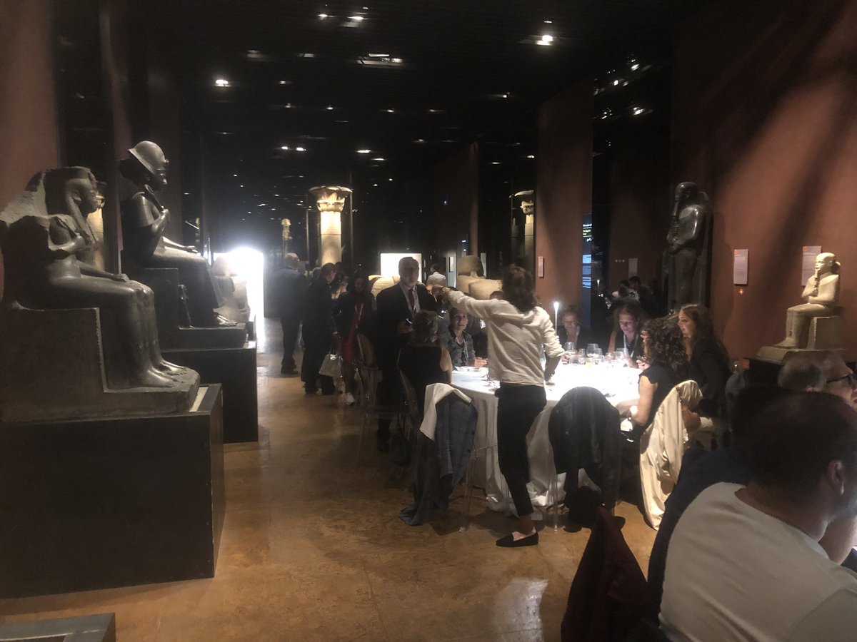 MolinaroTony's tweet photo. Dinner #cdco2019 in Torino. Fantastic location. 🇪🇬 museum!!!! Stunning!!! https://t.co/2AJwqUEb3D
