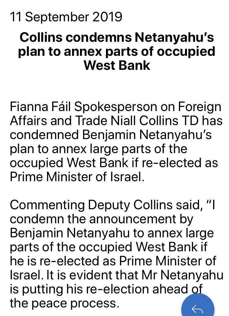 NiallCollinsTD's tweet photo. Here’s my statement from earlier today on behalf of @fiannafailparty...... https://t.co/aPwryQfU7S