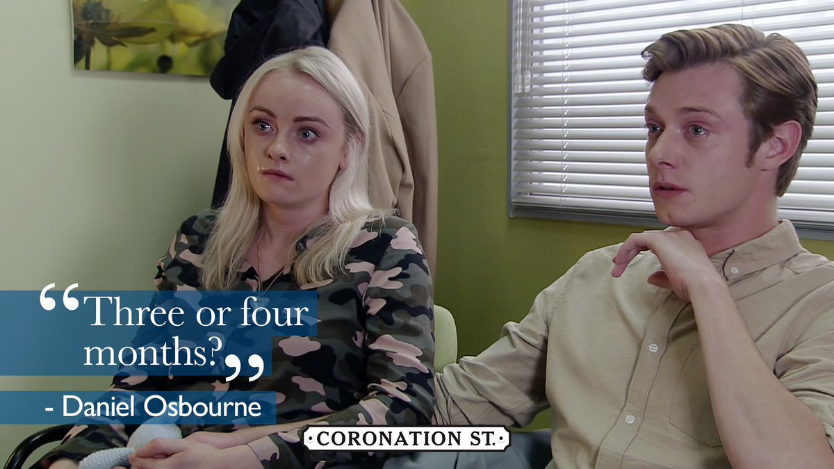 It's the worst possible news... 💔

If you have been affected by Sinead and Daniel's story, please visit itv.com/advice

#Corrie #Sinead #Daniel