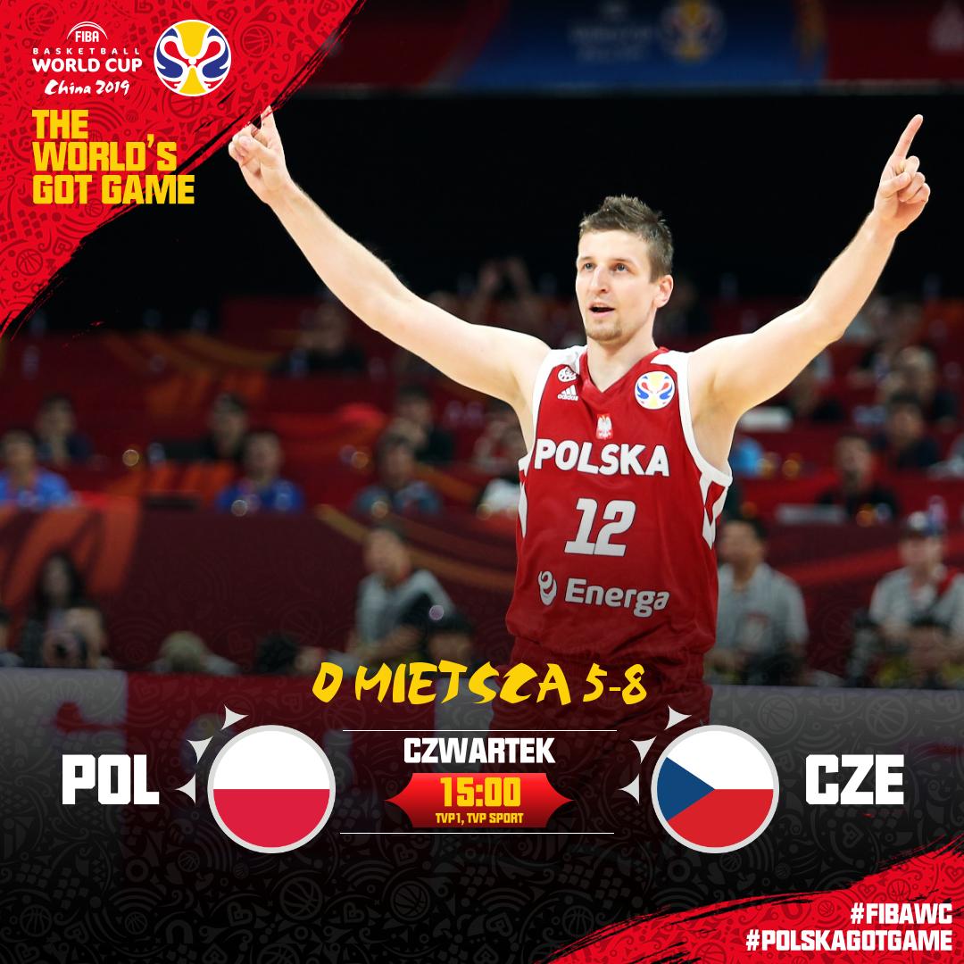 KoszKadra's tweet photo. #KoszKadra gra z Czechami o miejsca 5-8!

Transmisja w TVP1 i TVP Sport od 14:50 📺

#FIBAWC #DawajPolska #PolskaGotGame 

@EnergaSA #Suzuki #Lubelskie 
@AerowatchPolska @pzbuk_pl @MSiT_GOV_PL @sklepkoszykarza #EnelMed #VeroniActive @CinkciarzPL
#Rentis #Molten #SKLZ #DivisionB2 https://t.co/RQVddJVh20