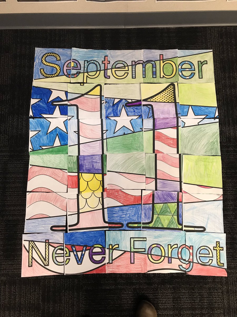 mrsborns18's tweet photo. Working together to never forget. #collaborativeposter #behawesome #hawesnation. #neverforget https://t.co/pg7Yuzr28y
