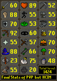 HClM_Deaths's tweet photo. PVP but HCIM has died!
Rank 9138 Overall with 27,777,195 XP
-- https://t.co/oCnZx2b5O6