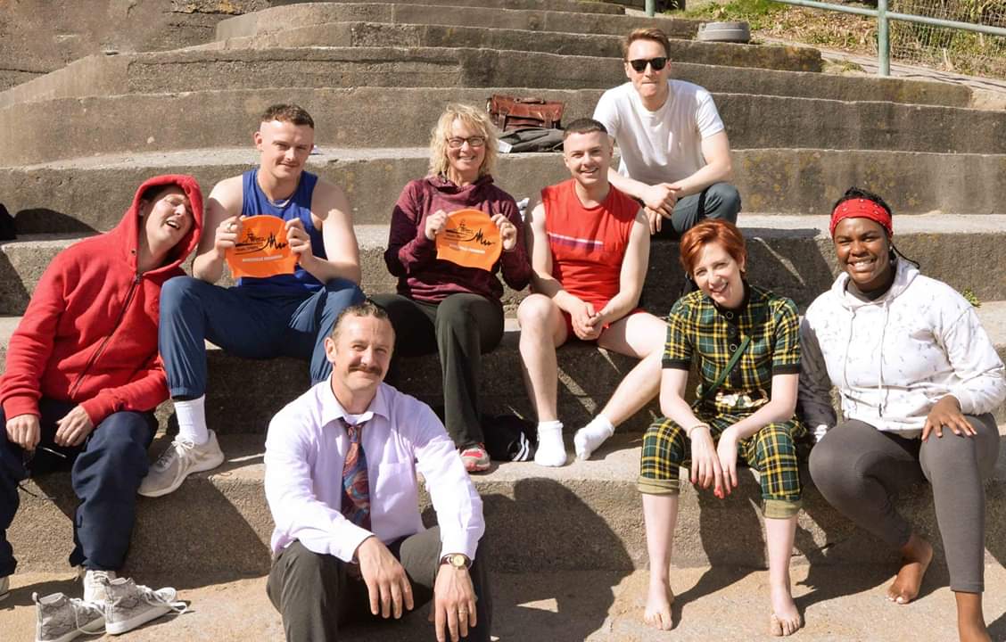 Thanks to the wonderful <a href="/siobhansrussell/">Siobhán Russell Photographer</a> the cast of The Young Offenders got to meet The Hat while filming in Myrtleville today 👍👍👍😁😁😁