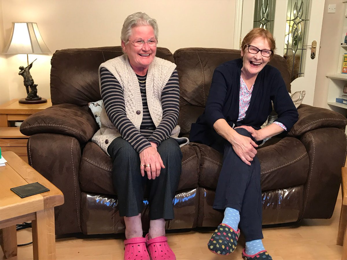 Tonight's episode features Gogglebox newbies, sisters Barbara and Janet from Donegal 
#GoggleboxIRL