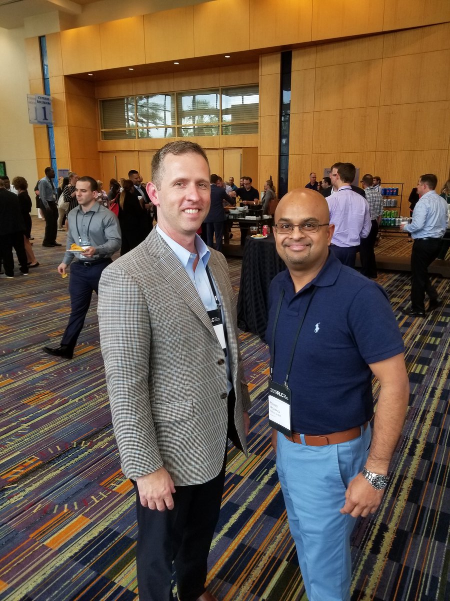 #RLC2019 #region31 @dwsanfordcvs catching up with colleagues in between sessions. Thanks for your commitment to the region, @rolandarchibald