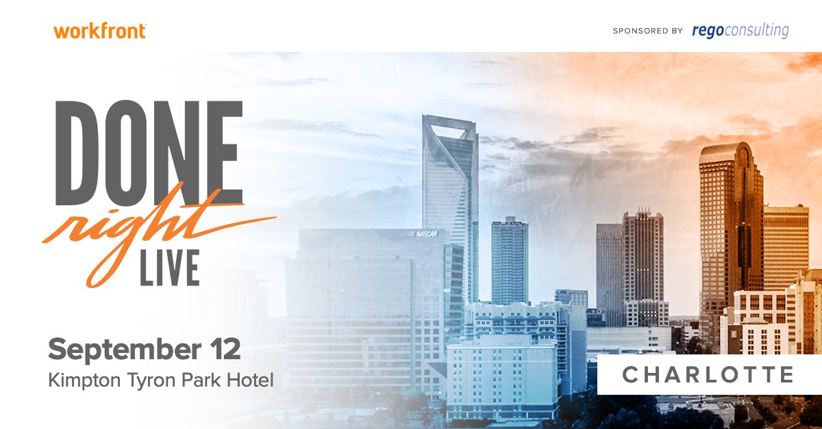 stillbonafide's tweet photo. Join @Workfront in the #QueenCity on September 12th for a live workshop to learn how you can master #ModernWork. #DoneRight #Charlotte https://t.co/8ZjcEBUuzH https://t.co/zL0klvWZaJ